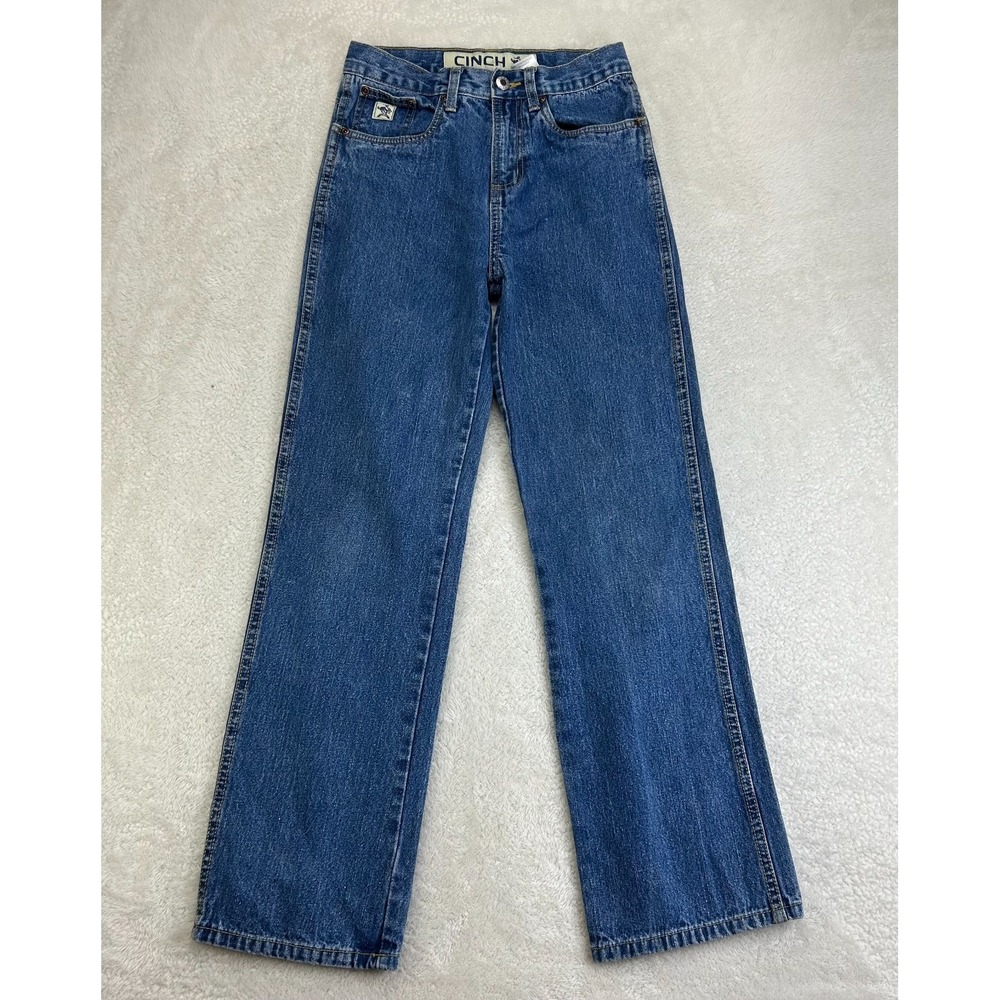 Cinch Ada Jeans Womens 14R Blue Cotton Denim Rigid Straight Leg Mid Rise Outdoor